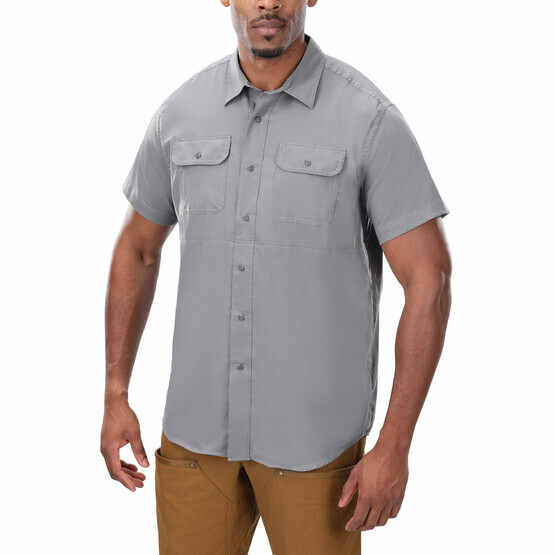 Vertx Short Sleeve Guardian Shirt in grey from front